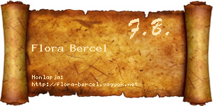 Flora Bercel névjegykártya